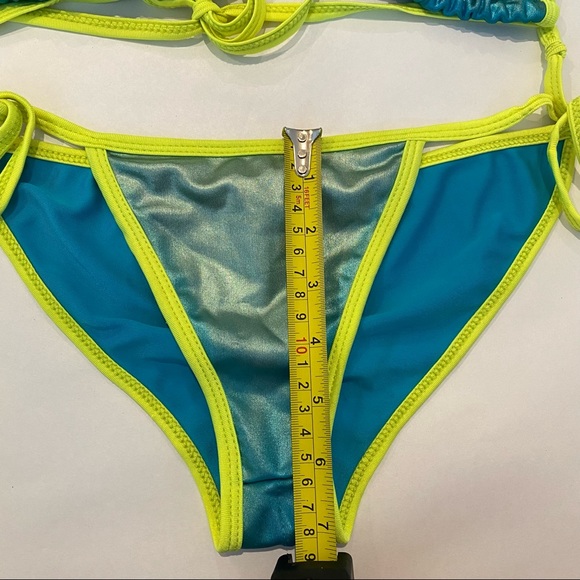 Womens Cloris Murphy string bikini triangle top 2 piece bathing suit - Picture 3 of 7